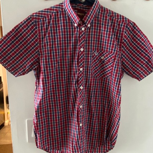 Checkered Merc London Button Down Shirt - Picture 2 of 4